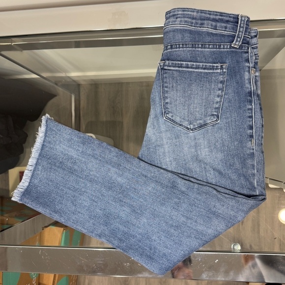 Greene St. Denim Blue High Rise Kick Flare Women’s Jeans (29) - Picture 5 of 6